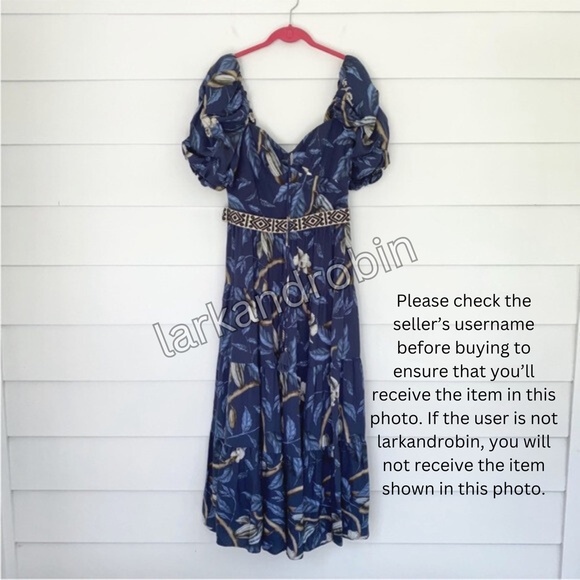 NEW Johanna Ortiz Botanical Heritage Dress 10 - Picture 11 of 17